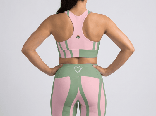 Grounded, Graceful Eco-Friendly Wildflower Sports Bra - The Wildflower Edit