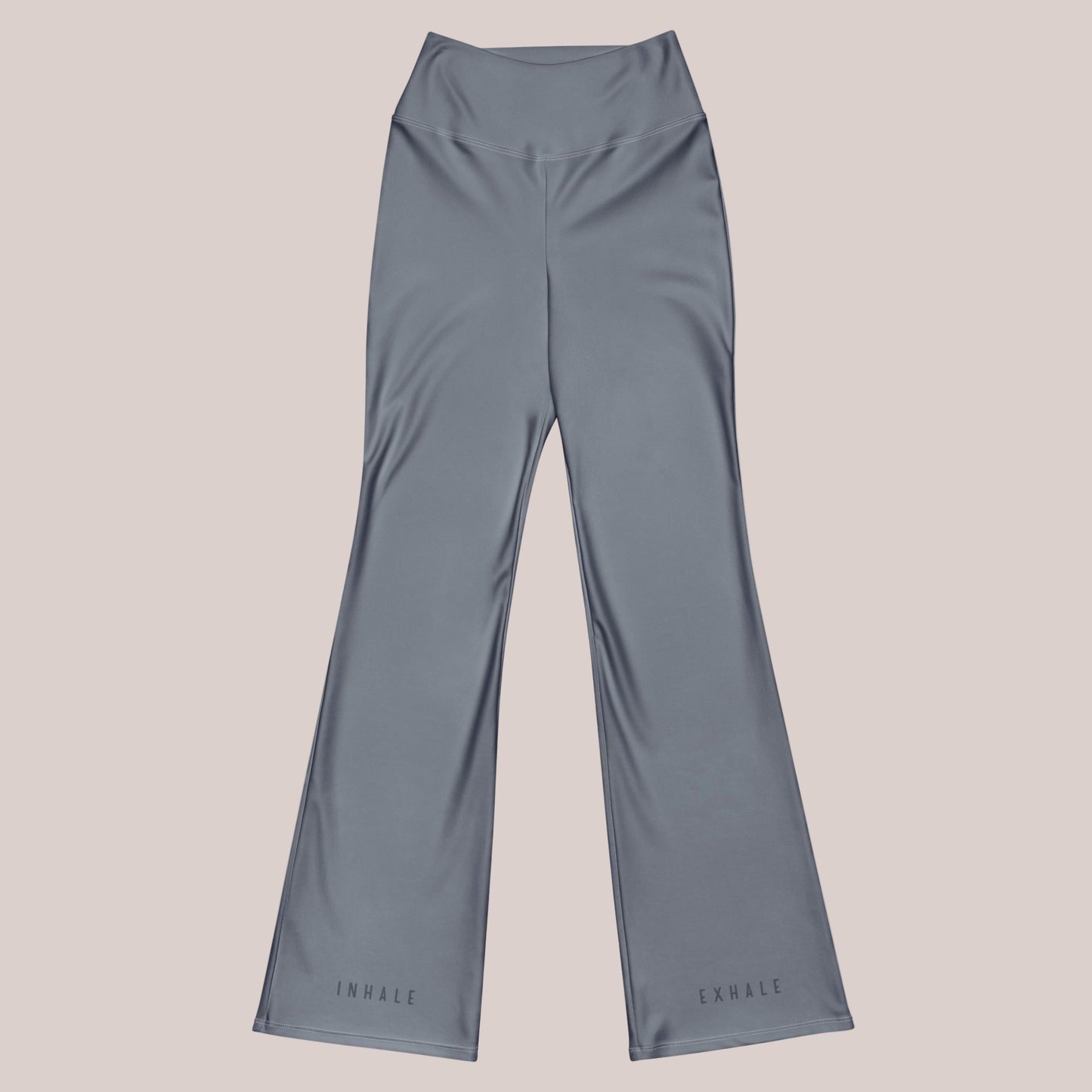Just Breathe Eco-Friendly Recycled Soft Flare Leggings - Ash Grey