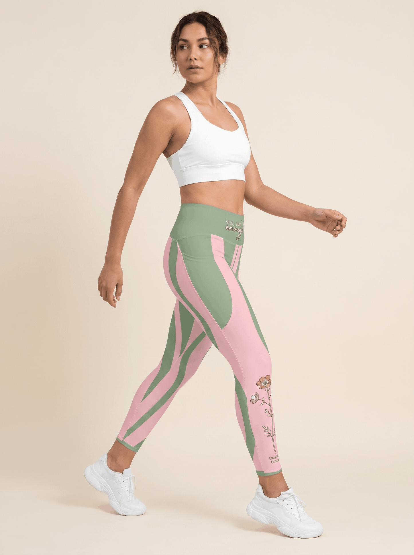 Grounded, Graceful Recycled Leggings with Pockets - The Wildflower Edit