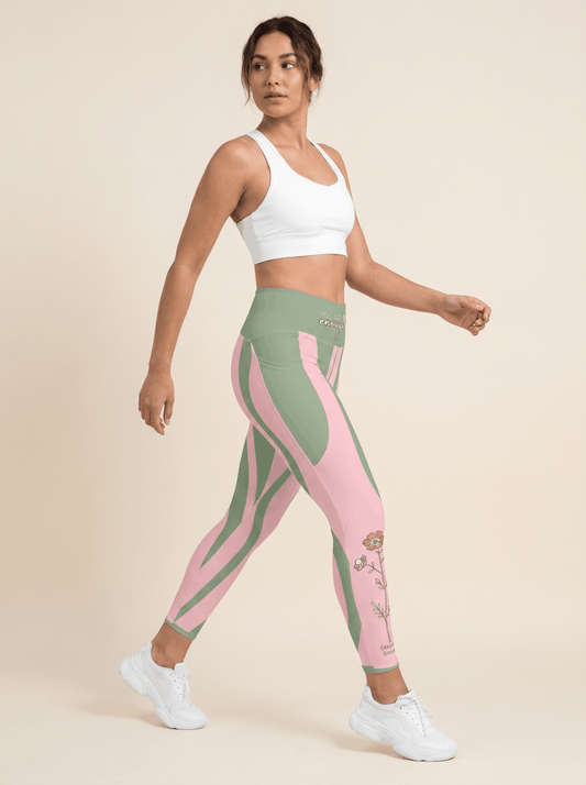 Grounded, Graceful Recycled Leggings with Pockets - The Wildflower Edit