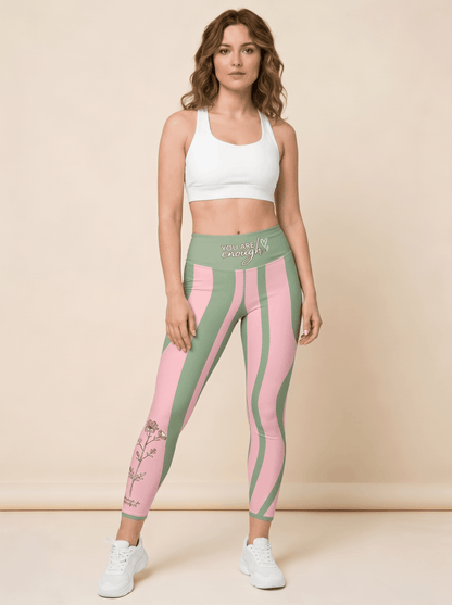 Grounded, Graceful Recycled Leggings with Pockets - The Wildflower Edit