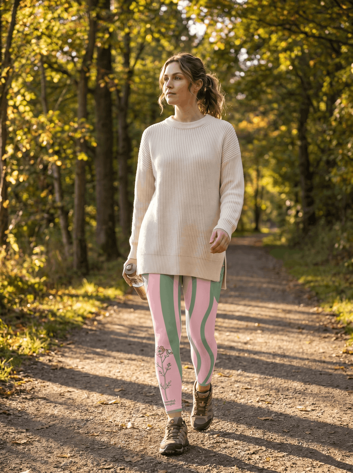 Grounded, Graceful Recycled Leggings with Pockets - The Wildflower Edit