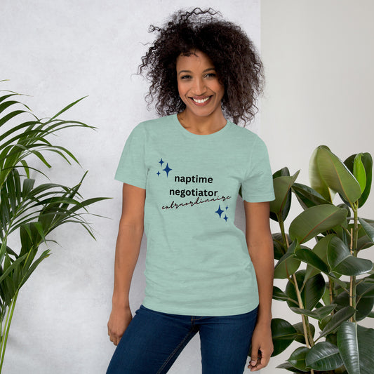 Naptime Negotiator Jersey Shirts in Pastel Colors