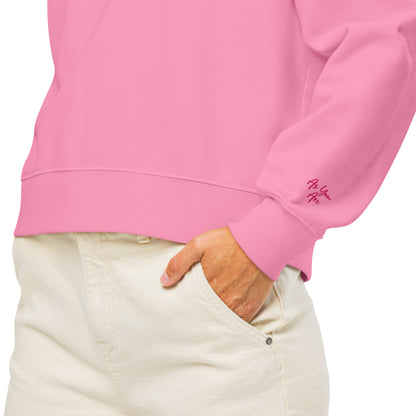You Are Enough Women’s Organic Crewneck Sweatshirt – Black, Pink, White