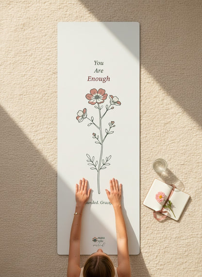 Grounded, Graceful Wildflower Yoga Mat With Carry-On Strap - The Wildflower Edit