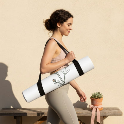 Grounded, Graceful Wildflower Yoga Mat With Carry-On Strap - The Wildflower Edit