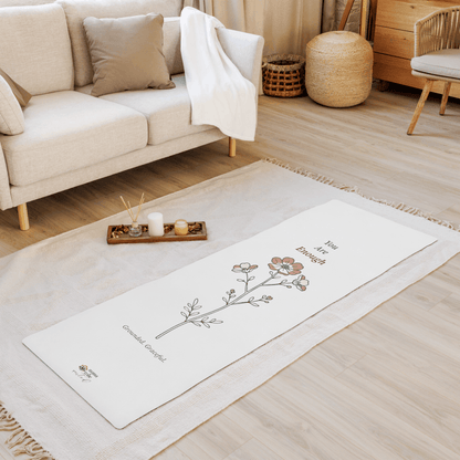 Grounded, Graceful Wildflower Yoga Mat With Carry-On Strap - The Wildflower Edit
